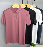 Men's Wrinkle-Free Polo T-Shirt