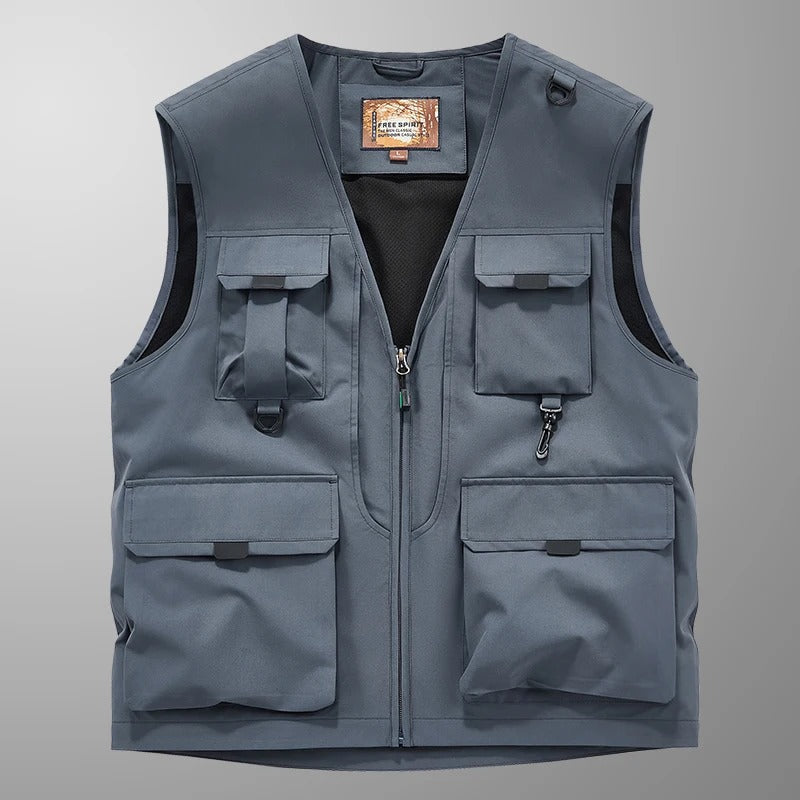 Weston Creek High-Performance Vest Gray