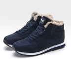 Men's Insulated Winter Sneakers for Cold Weather Blue