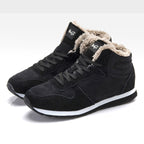 Men's Insulated Winter Sneakers for Cold Weather Black