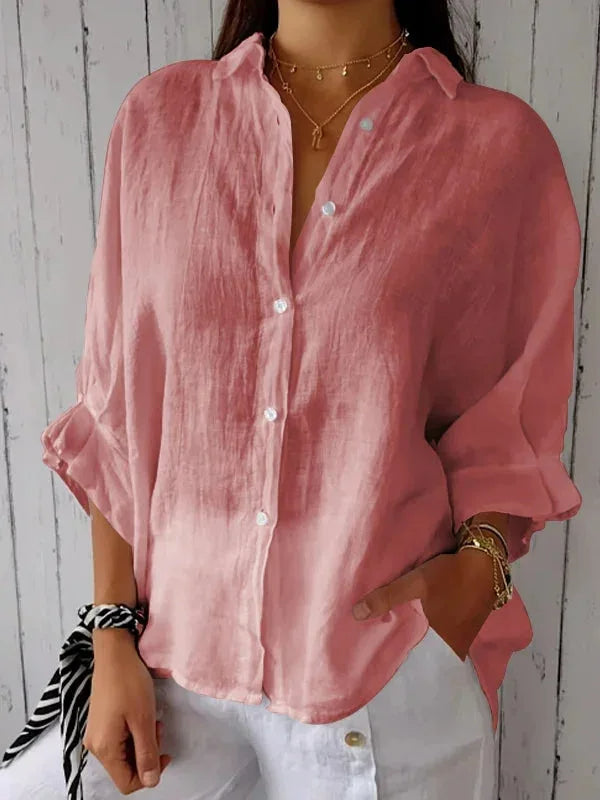 Women's Graceful Charm Blouse Pink
