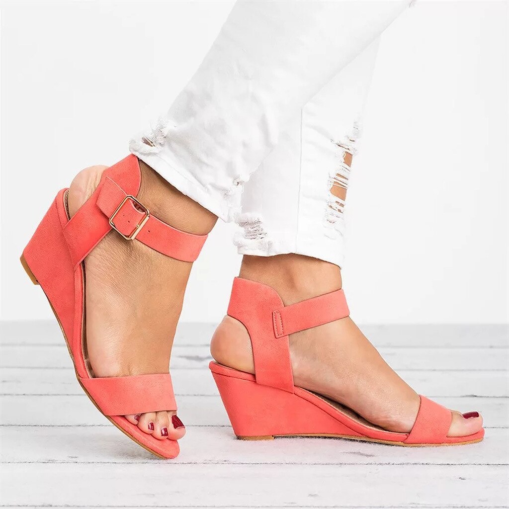 Women's Stylish Wedge Strap Sandals-MODAUTLET