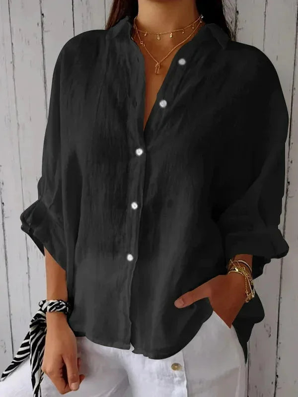 Women's Graceful Charm Blouse-MODAUTLET
