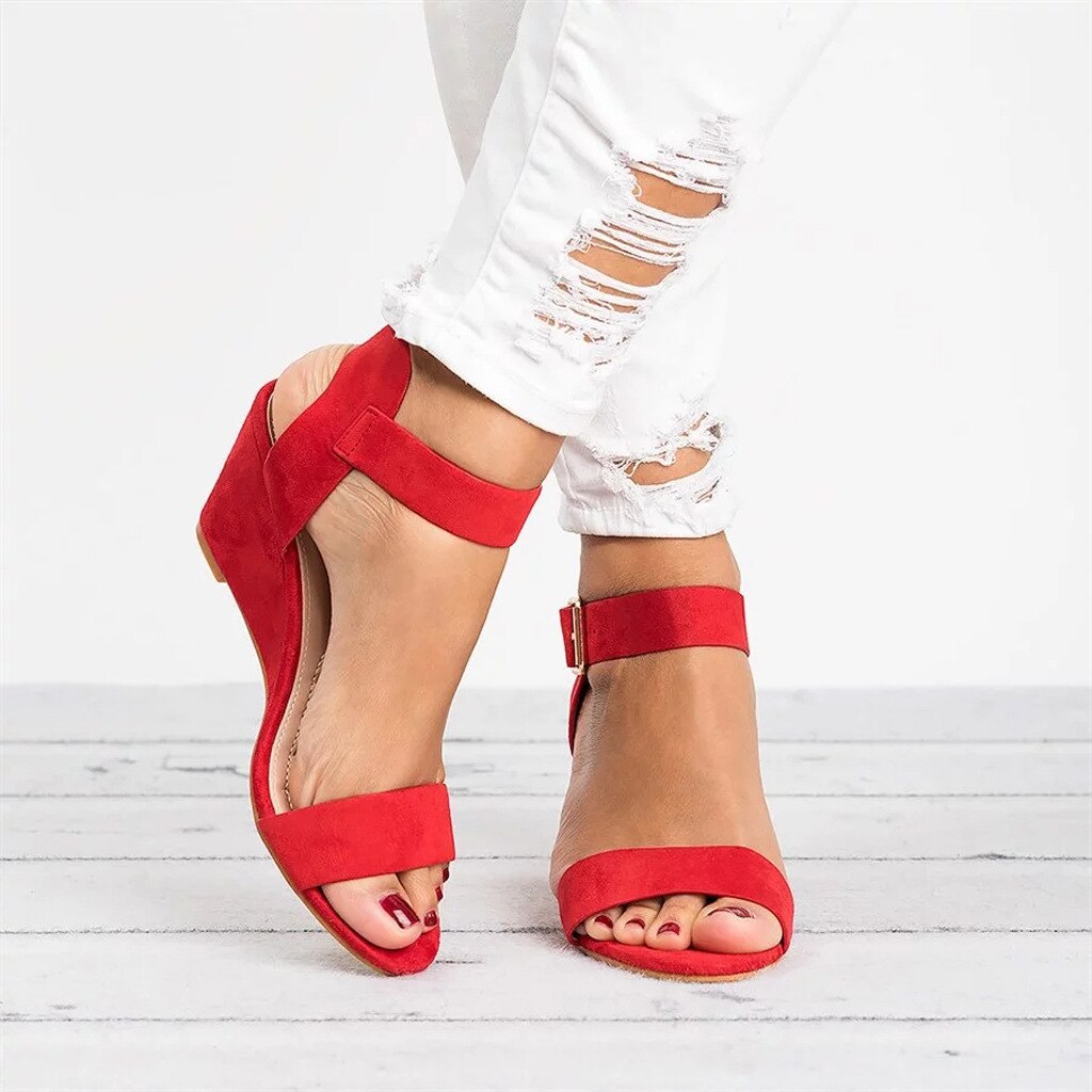 Women's Stylish Wedge Strap Sandals-MODAUTLET
