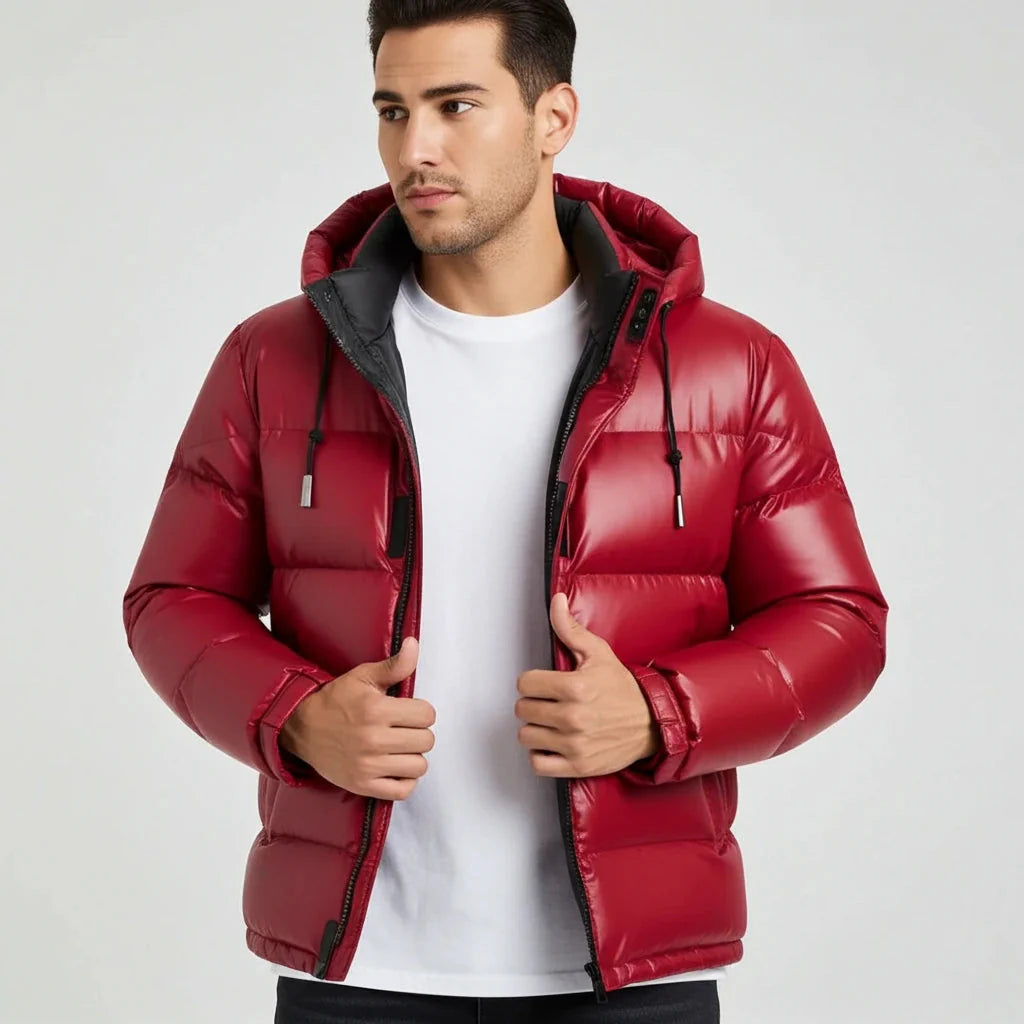 Men's Hooded Down Winter Jacket