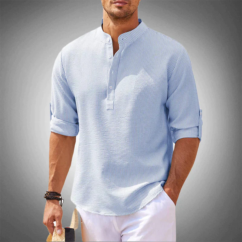 Maurice | Stylish Men's Shirt Blue