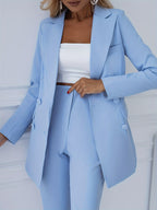 Luxury Women's Two Piece Suit Blazer