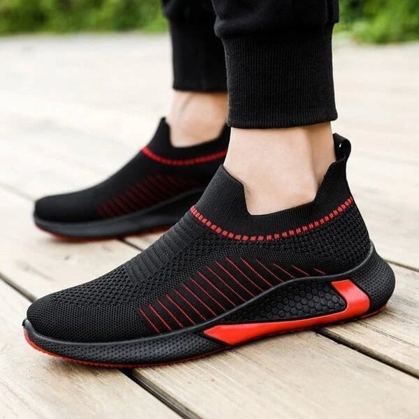 Men's Comfortable Orthopedic Arch Support Shoes Black