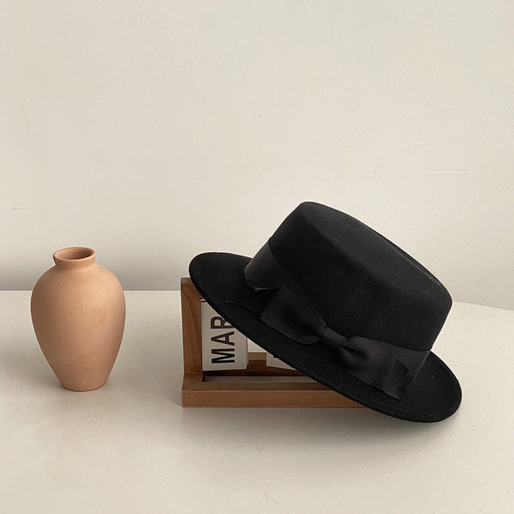 Japanese and Western Style Retro Flat-brimmed Cap