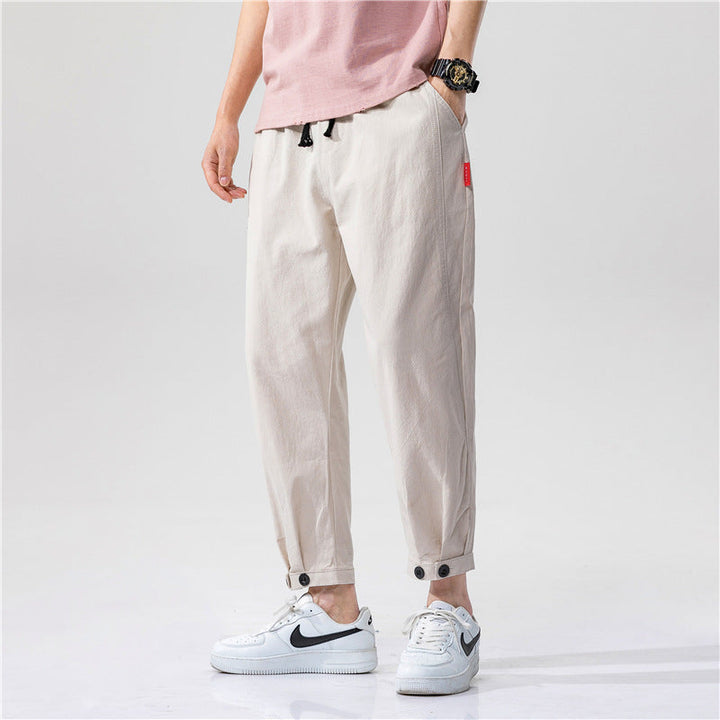 Men's Relaxed Fit Tapered Pants-MODAUTLET