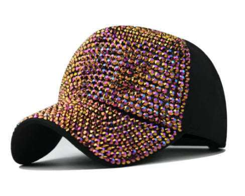 Cappellino da baseball con diamante LED e luce integrata