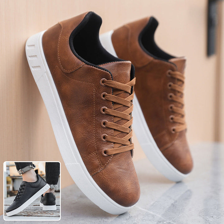 Men's Casual Lace-Up Flat Shoes-MODAUTLET