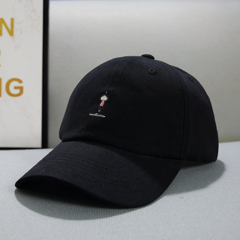 Small Letters Sun Visor Baseball Cap for Face Protection