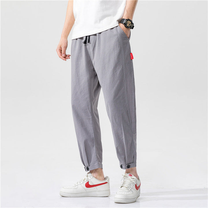 Men's Relaxed Fit Tapered Pants-MODAUTLET