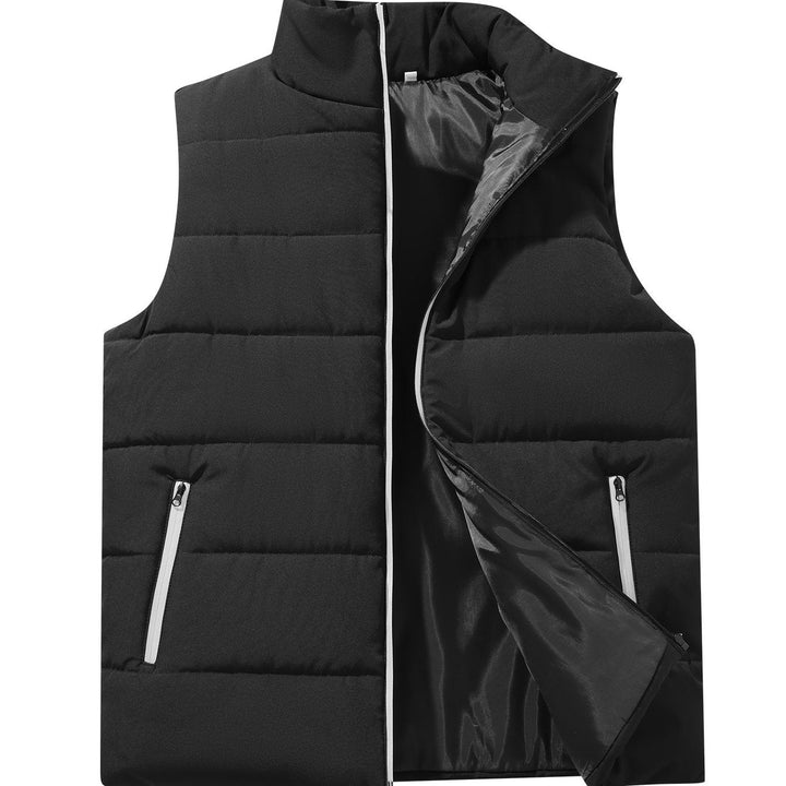 Chaleco acolchado con cremallera para hombre