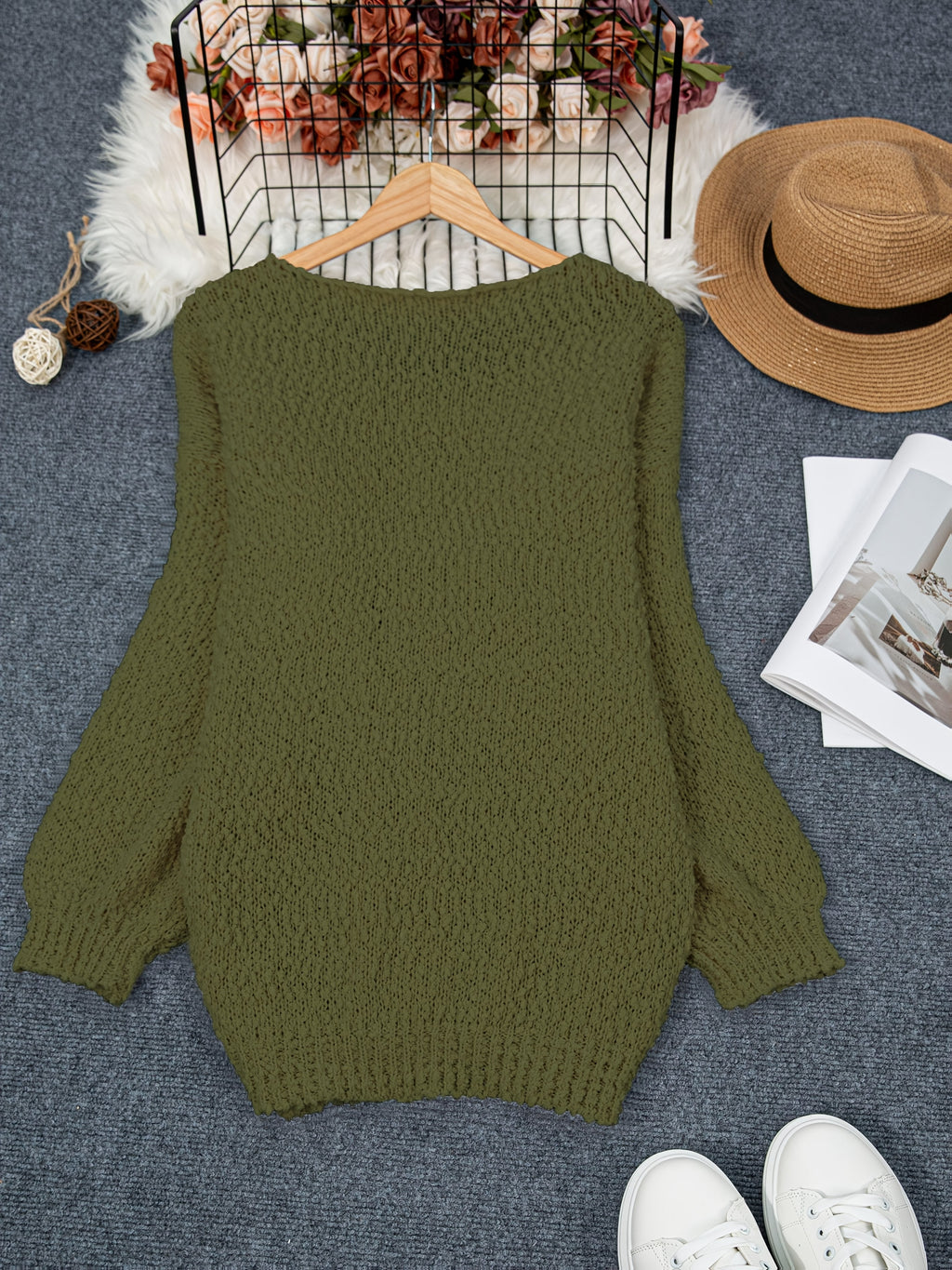 Women's Cozy Long Sleeve Sweater