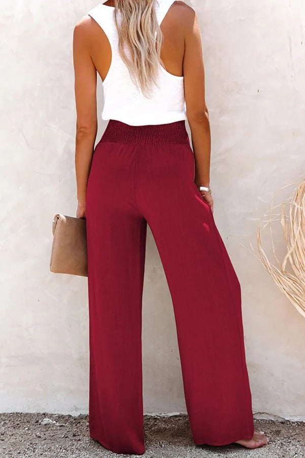 Women's Comfortable High-Waisted Trousers-MODAUTLET