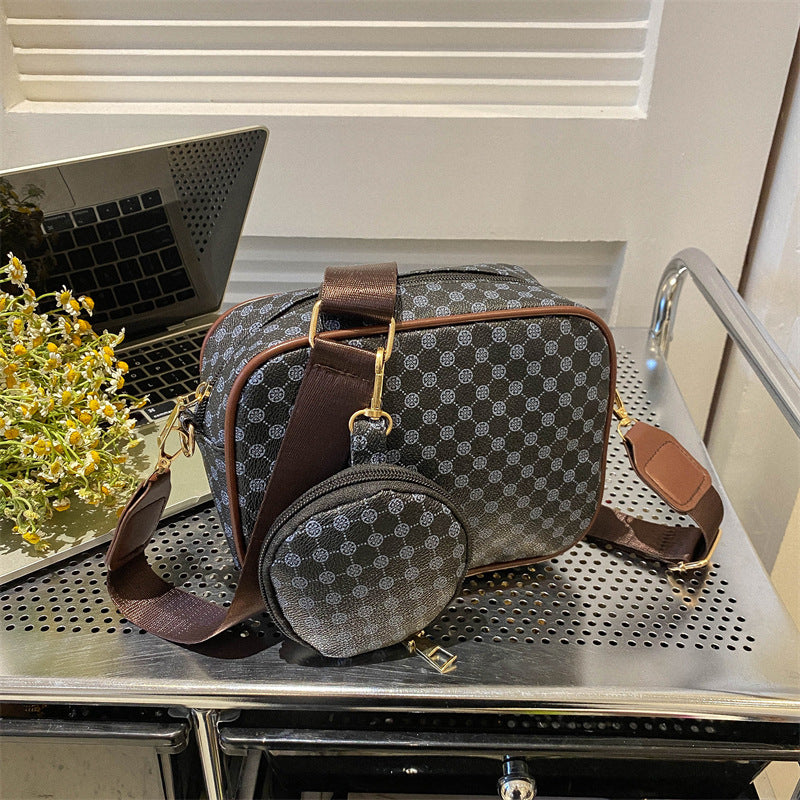 Vintage Pattern Crossbody Bag-MODAUTLET