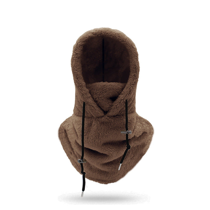 Windproof Winter Cycling Cap with Thick Scarf for Cold Protection
