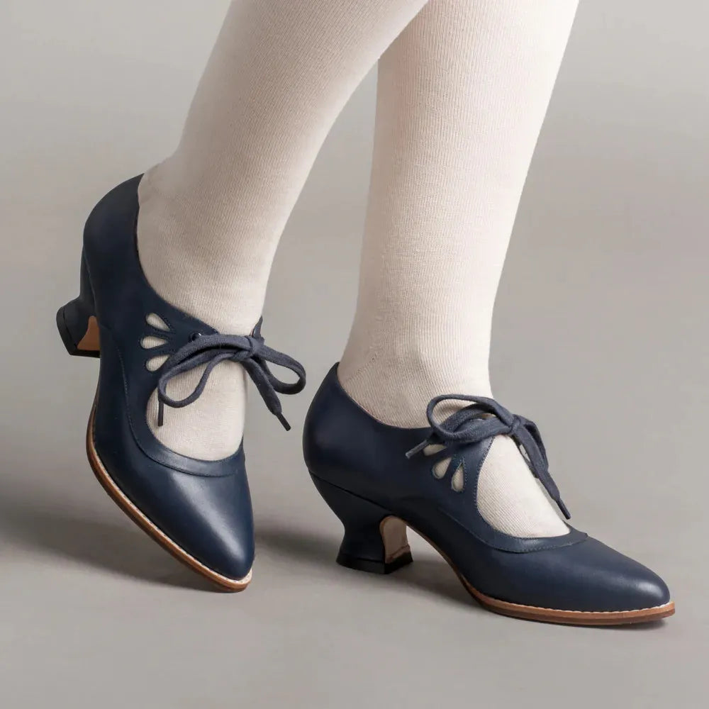 Angela | Orthopedic Leather Heeled Sandals-MODAUTLET