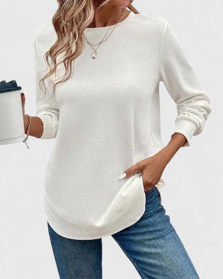 Women's Chic Side Slit Top-MODAUTLET