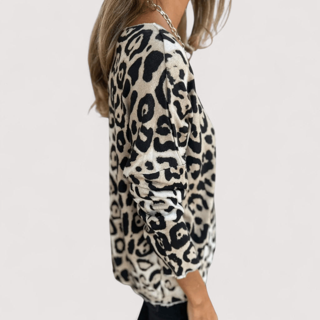 Women's Classic Leopard Print Top