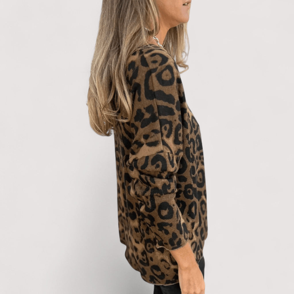 Women's Classic Leopard Print Top