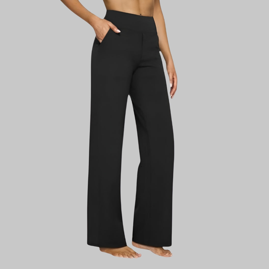 Emily | Damenhose mit hohem Bund, schmal zulaufend und Stretch