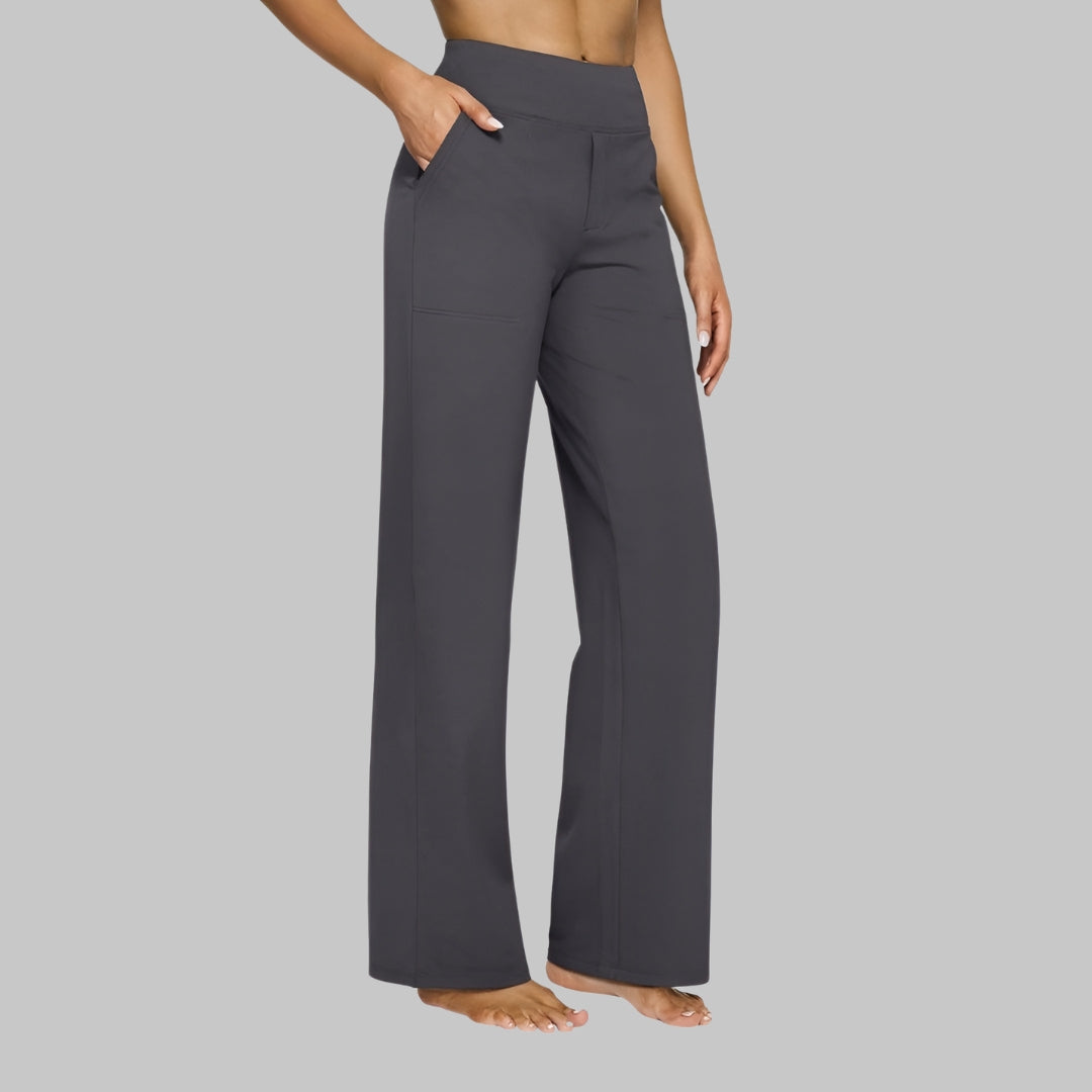 Emily | Damenhose mit hohem Bund, schmal zulaufend und Stretch