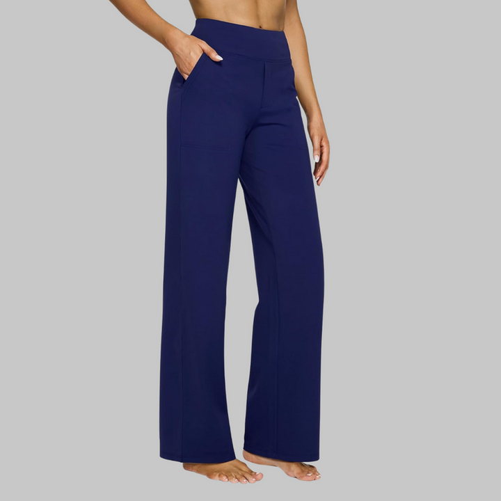 Emily | Damenhose mit hohem Bund, schmal zulaufend und Stretch