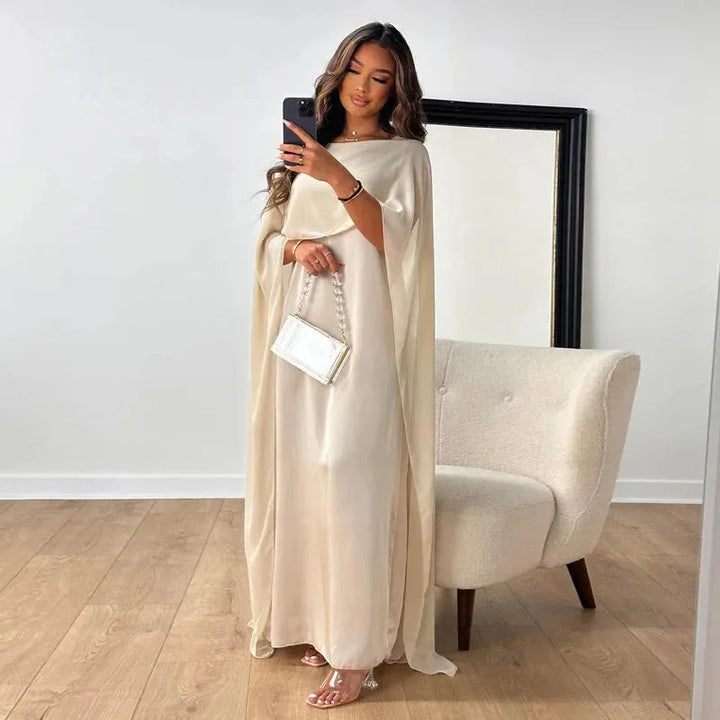 Brooklyn | Vestido Maxi Capa para Convidadas de Casamento Feminino