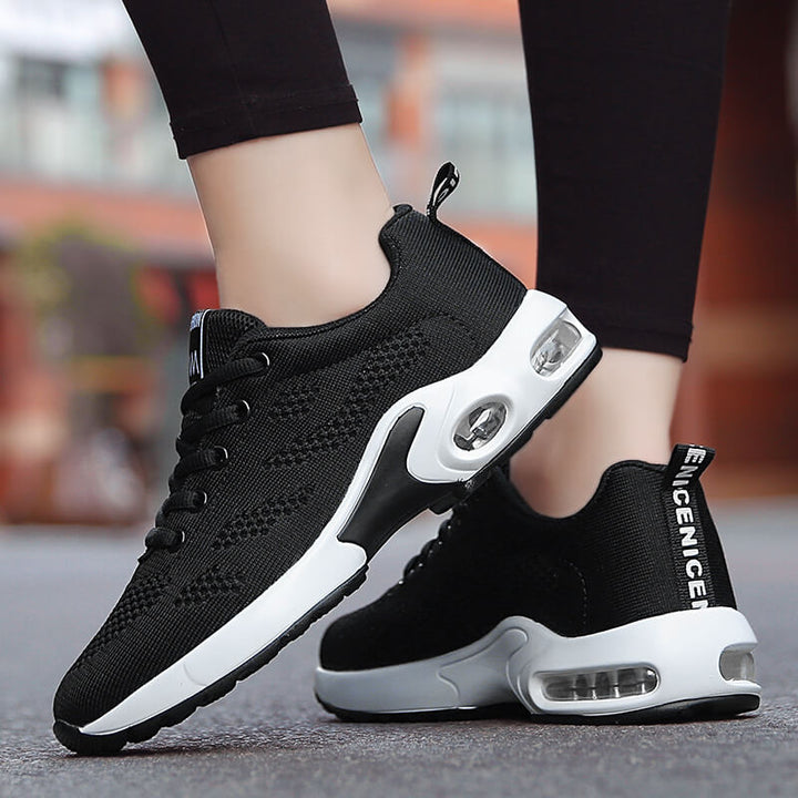 Women's Orthopedic Sports Shoes - Enduro Style Black