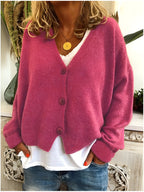 Premium Cardigan - Geneva Collection Red Pink