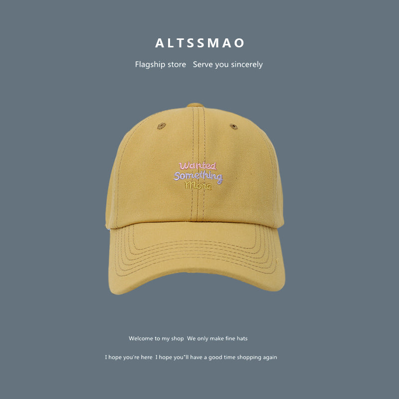 Small Letters Sun Visor Baseball Cap for Face Protection