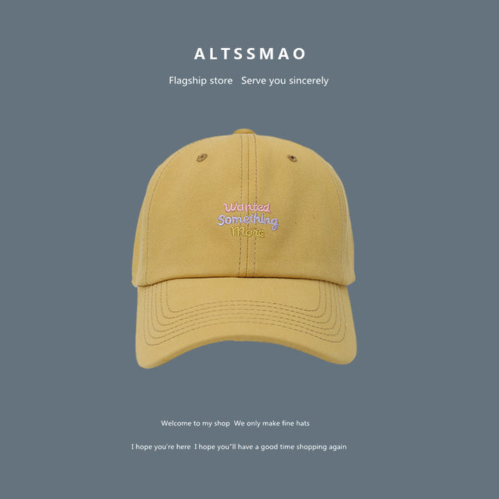 Small Letters Sun Visor Baseball Cap for Face Protection