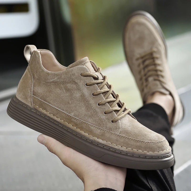 Men's Leather Navarro Shoes - Stylish and Durable Footwear-MODAUTLET