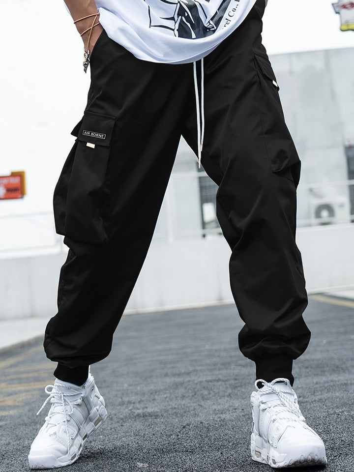 Men's Cargo Joggers with Multi-Pockets-MODAUTLET