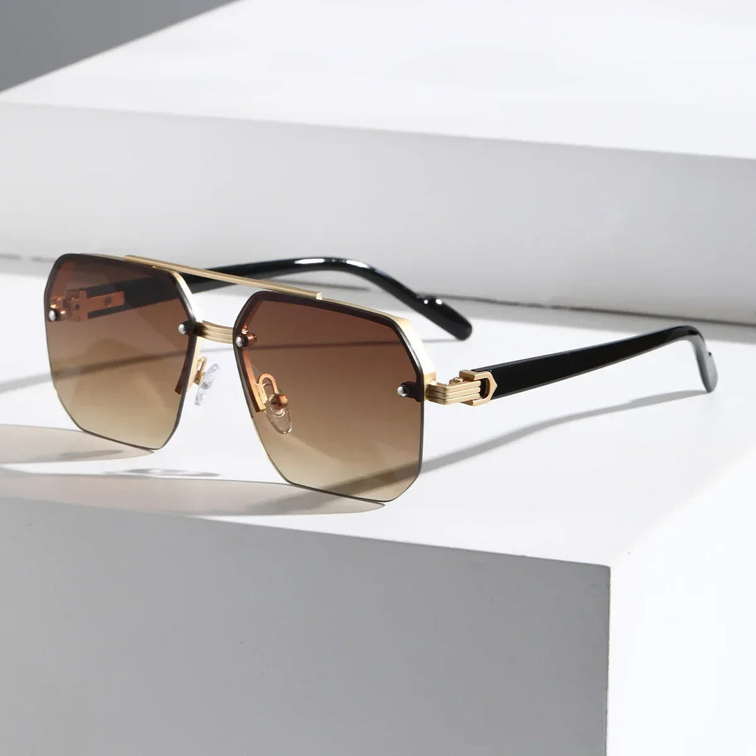 Geometric Fashion Sunglasses-MODAUTLET