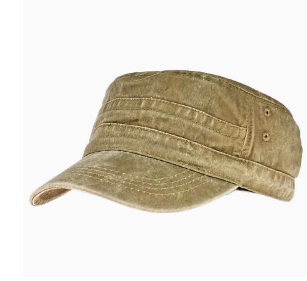 Men's Military Flat Cap Hat for Stylish Casual Wear