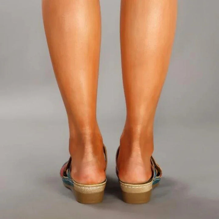 Women's Lightweight Orthopedic Sandals with Unique Handmade Prints-MODAUTLET