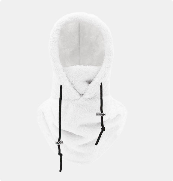 Windproof Winter Cycling Cap with Thick Scarf for Cold Protection