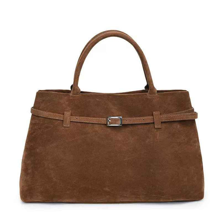 Versatile Suede Tote Bag for Everyday Use and Travel-MODAUTLET