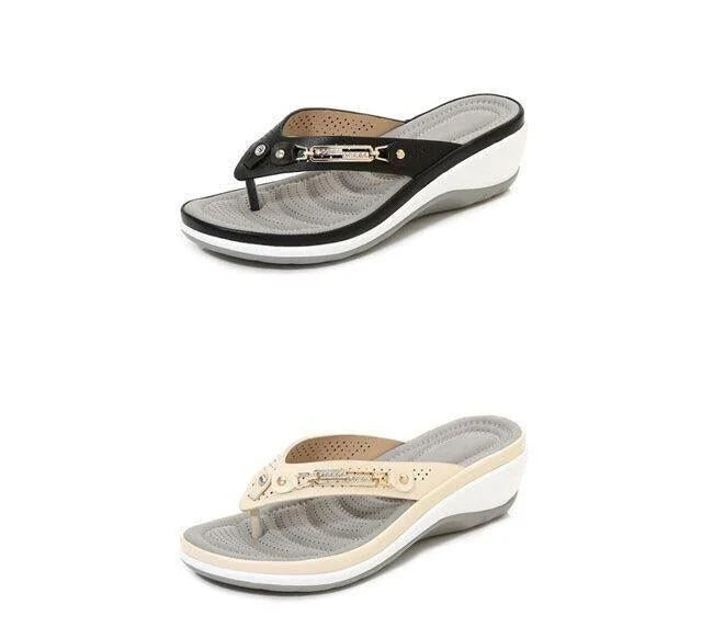 Women's Soft Padded Flip Flops-MODAUTLET