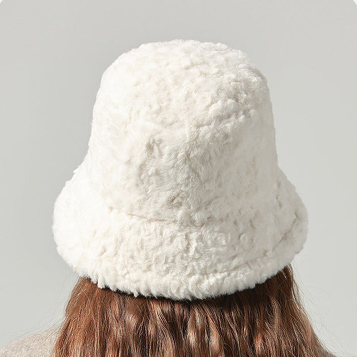 Warm Lambswool Fisherman Hat for Women - Stylish Winter Accessory