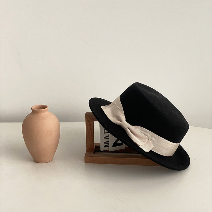 Japanese and Western Style Retro Flat-brimmed Cap