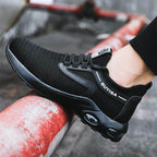 Men's Modern Anti-Puncture Indestructible Safety Shoes Black