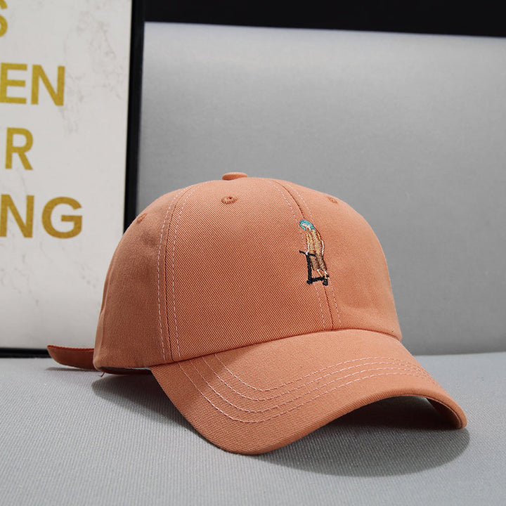 Small Letters Sun Visor Baseball Cap for Face Protection
