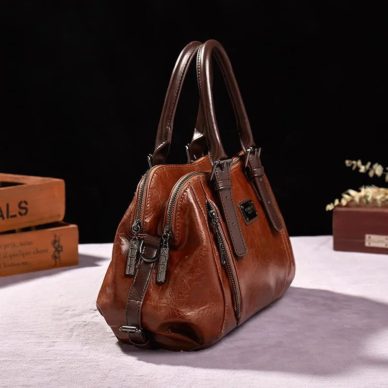 Premium Leather Tote Bag For Everyday Style And Durability-MODAUTLET