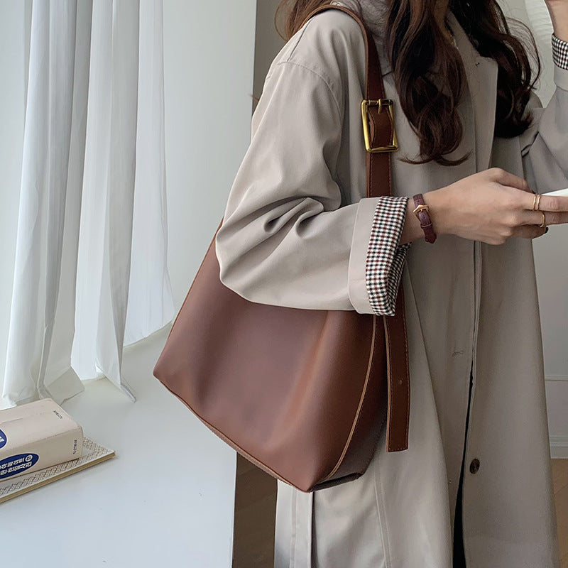 Minimalist PU Leather Bag For Women Everyday Essentials-MODAUTLET