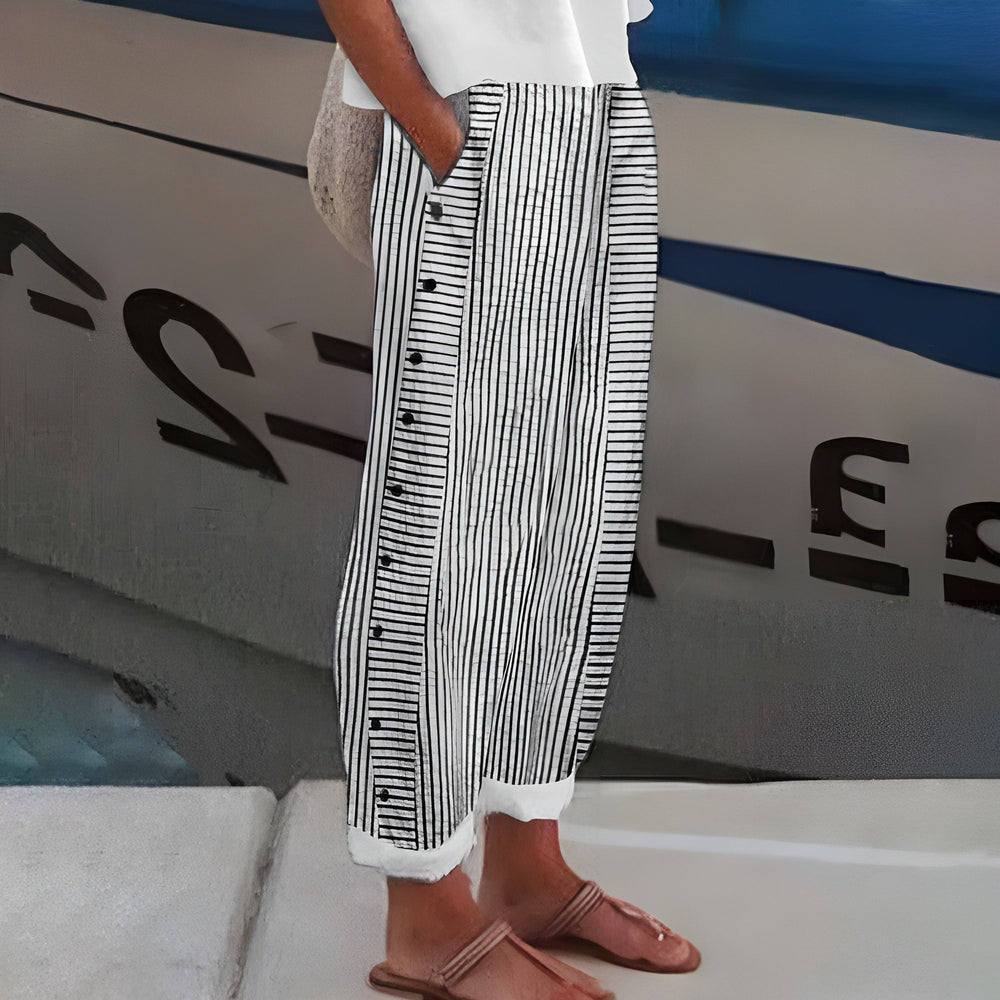 Women's Comfortable Pants with Side Pockets-MODAUTLET